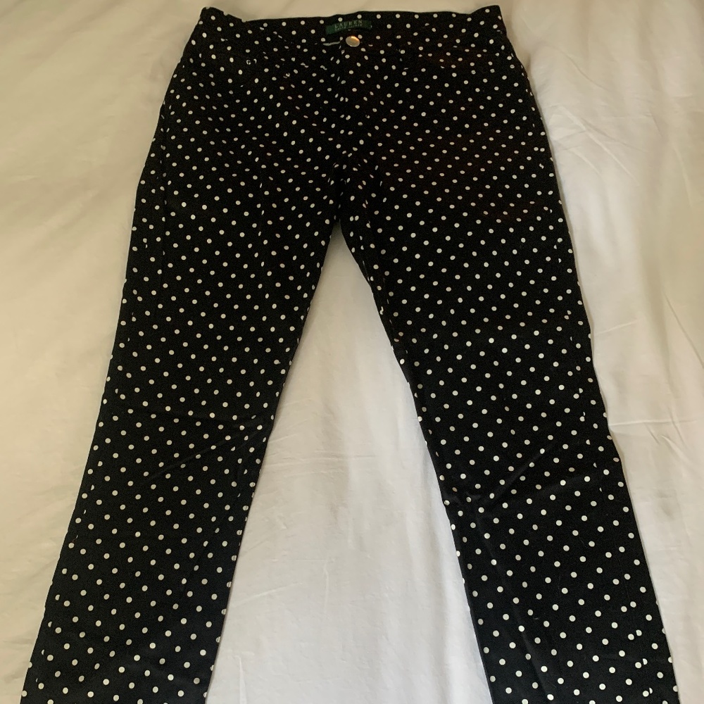 Black & white dots pants Ralph Lauren